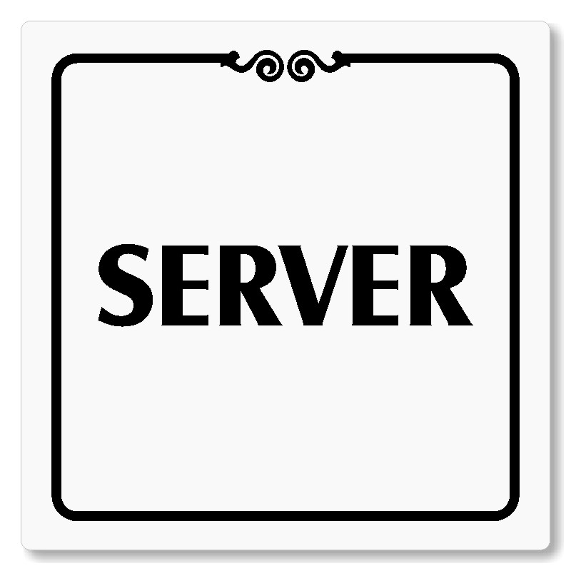 Server, 100x100mm, bílá, Texas